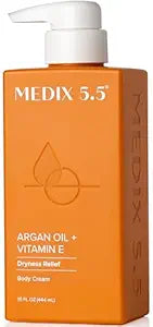 Medix 5.5 Argan Oil Cream W/Vitamin E Anti Aging Skin Care Moisturizer Body Cream