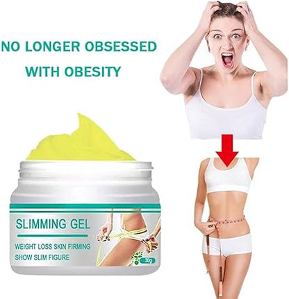 Slimming Cream, Navel Arm Leg Belly Ginger Fat Burning Cream, Weight Loss Skin Firming