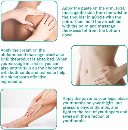 Slimming Cream, Navel Arm Leg Belly Ginger Fat Burning Cream, Weight Loss Skin Firming